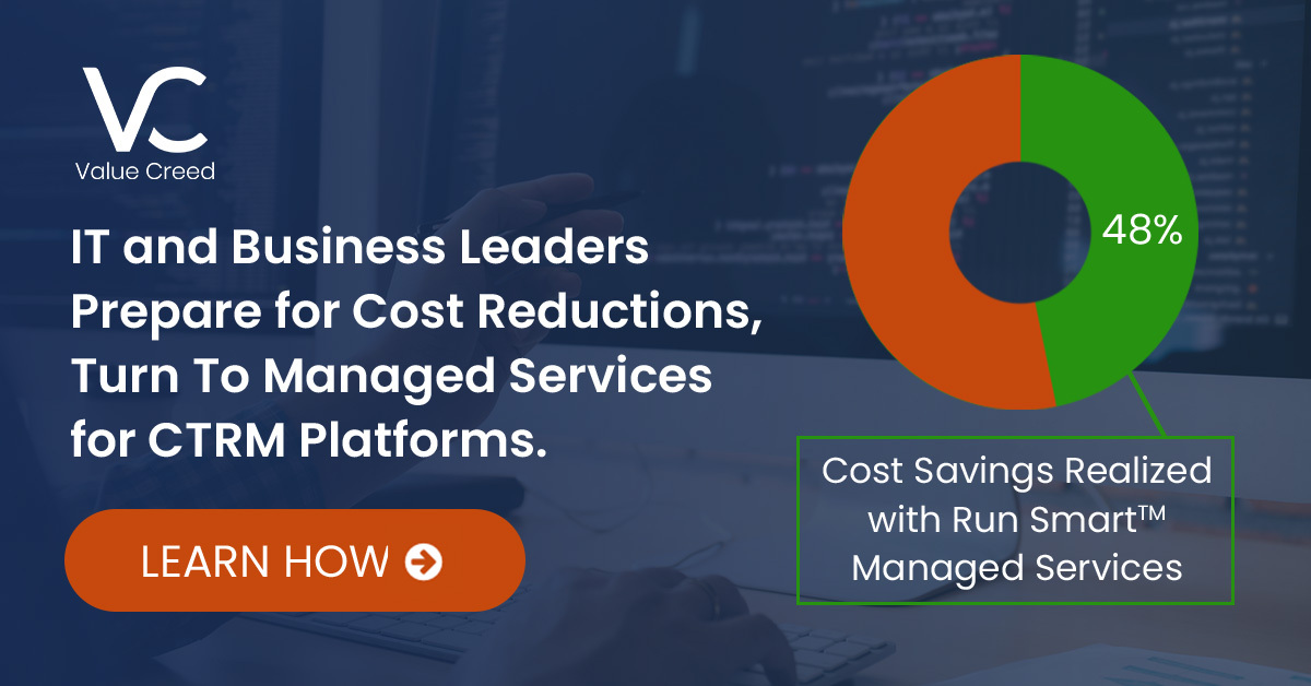 Value Creed Run Smart CTRM Managed Services